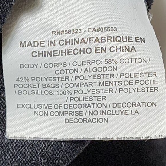 Nike Heathered Black Cotton Blend Joggers w/ Zipper Pockets - Picture 8 of 9